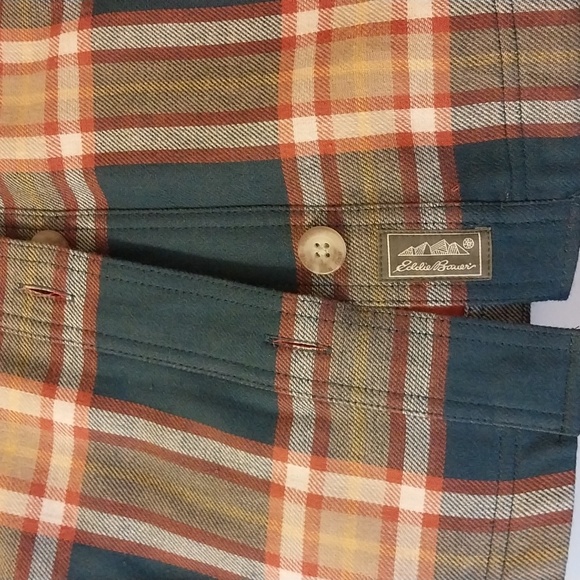 Eddie Bauer flannel lined shirt/jacket, XL - Picture 10 of 12
